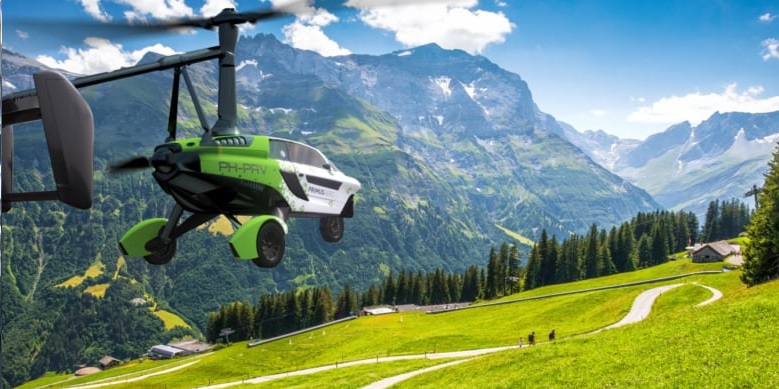 Van de weg naar de lucht: PAL-V creëert een nieuwe drive-fly categorie met haar vliegende auto.